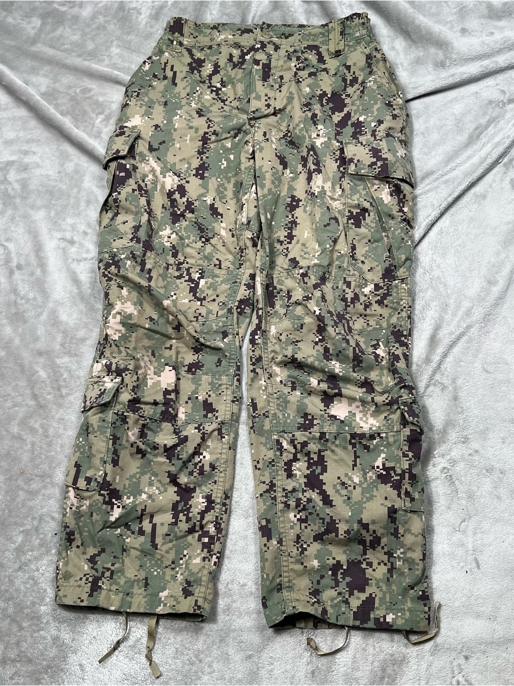US Navy NWU Type III Trouser Pants Mens 30x29 Camo Type 3 Ripstop Cargo